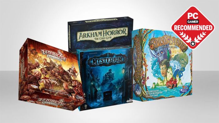 Cooperative board games